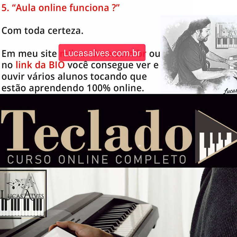 Lucas Alves Aulas de Teclado e Piano - Escola De Música em Estacao