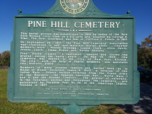 Pine Hill Cemetery Historical Marker - Thumbnail