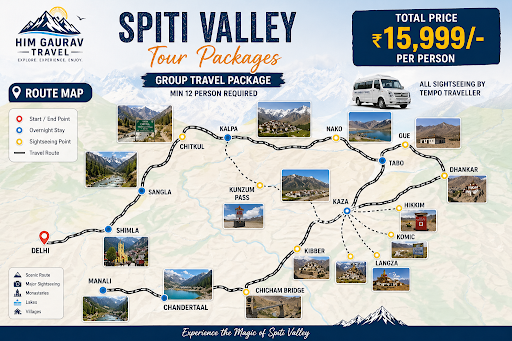 SPITI VALLEY TOUR PACKAGES FROM DELHI post image