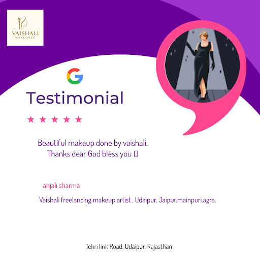 Anjali raves about her experience with Vaishali best freelancing makeup artist in Udaipur, Jaipur… post image