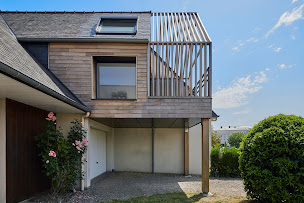 Photo n°13 de Extenbois : agrandissement et extension de maison à Bouguenais (Constructeur de maisons en bois)