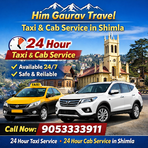 Him Gaurav Travel is a trusted taxi service in Shimla offering safe, comfortable, and affordable… post image