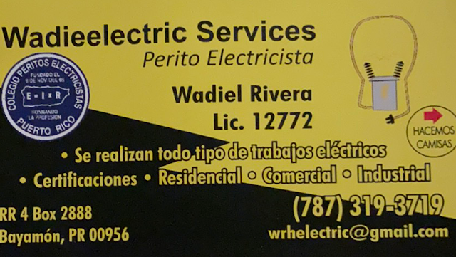 Perito Electricista Certificaciones Se Realizan Trabajo Electrico Bayamon Toa alta Toa baja Dorado