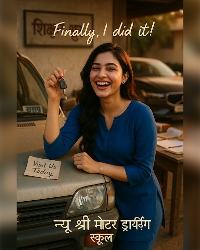 Learn to drive with ease in Pune! At न्यू श्री मोटर ड्रायव्हिंग स्कूल in Sukhsagar nagar Katraj,… post image