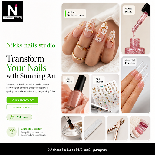 Nikks Nails Studio specializes in stunning nail art, extensions, glitter polish, glass nails, and… post image