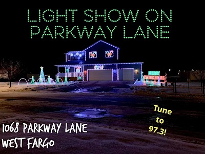 Light Show on Parkway Lane