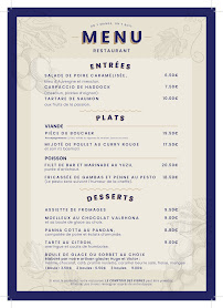 Menu le comptoir des vignes Page 1