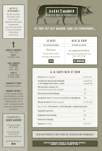 Menu GARDE MANGER au bon coup de fourchette Page 2