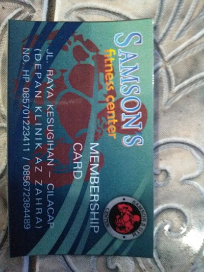 Photos of Samson's fitness centre