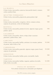 Menu Amore e Pizza Page 1