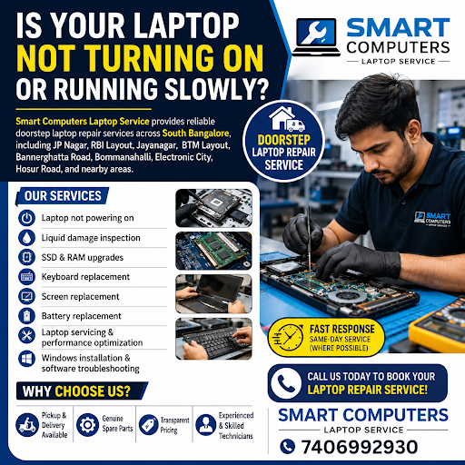Is your laptop not turning on or running slowly? post image