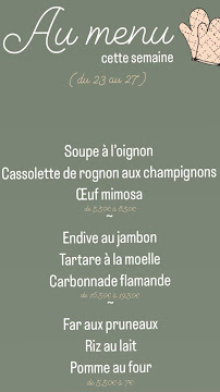 Menu Chez Marie Jo Page 4