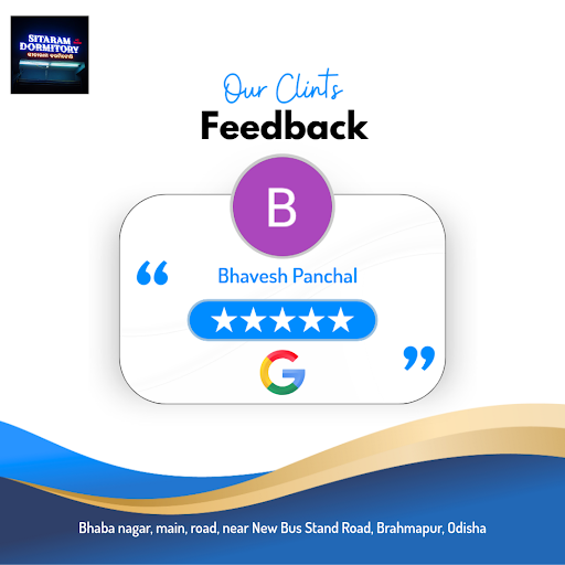 Bhavesh was extremely satisfied with the impeccable service provided at Sitaram Dormitory, the be… post image