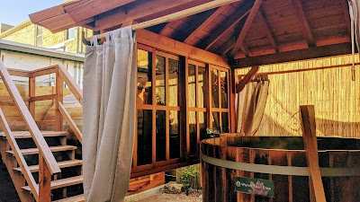 Mud & Lotus: Outdoor Soaking Tub and Sauna