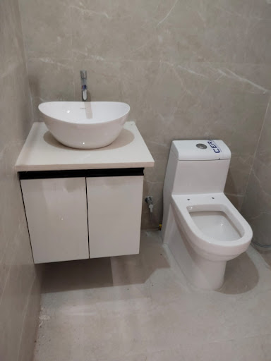 One piece model seat counter was basin post image