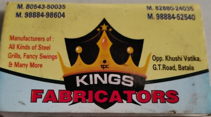 King Fabricators Open Gym Manufacturer Garden Jhula Iron Gate Batala