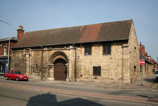St Mary's Guildhall - Display remains Roman road - Thumbnail