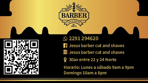 Jesus barber cut and shaves