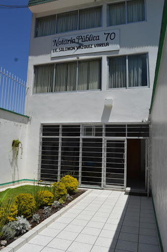 Notaria 70 Lic. Salomón Vázquez Varela