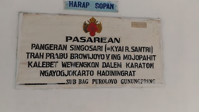 Photos of Kyai Raden Santri tomb