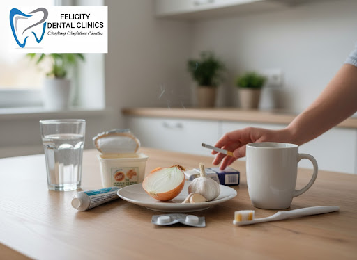 Bad breath making you feel conscious at work or with family? At Felicity Dental Clinics in Redhil… post image