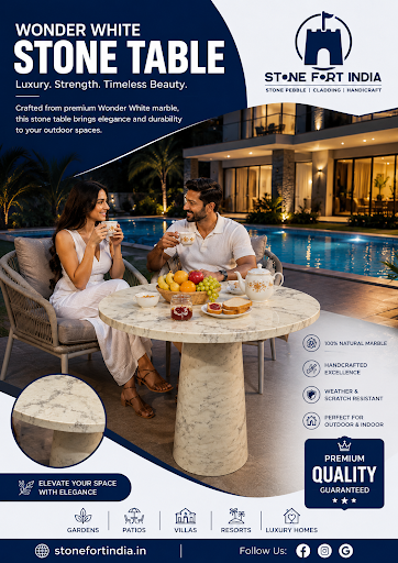 ✨ Bring Luxury to Every Space with Our Wonder White Stone Table post image