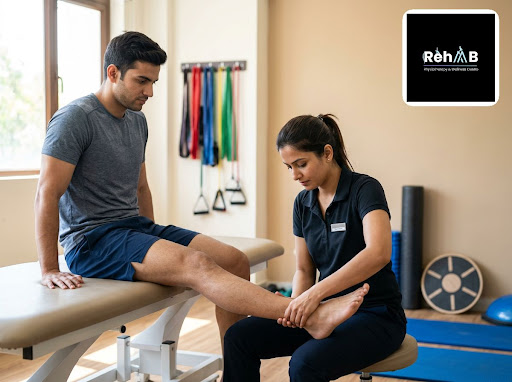 Sports injury slowing you down? At RehAAB Physiotherapy And Wellness Centre | Vasant Kunj, we fol… post image