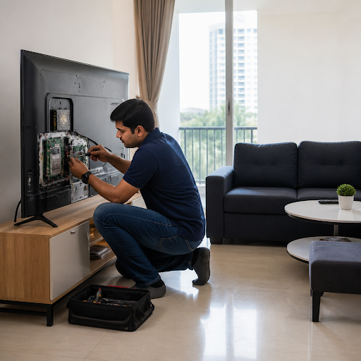 Weekends are for relaxing with your favourite shows, not hunting for smart tv repair near me or w…