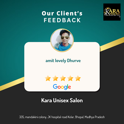 Amit raves about his experience at Kara Unisex Salon & Academy in Bhopal, where he received top-n…