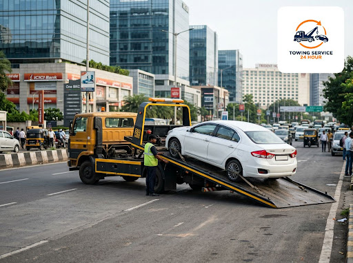 Running late for a client meeting in BKC and your car suddenly breaks down? Towing Service 24 hou… post image