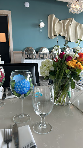 Wineflowers Hand-Painted Glassware - Thumbnail