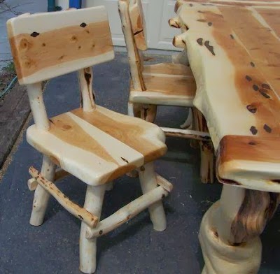 Daves Custom Rustic Juniper Log Furniture, Gifts, Oregon