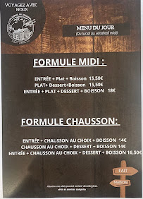 Menu La cabane du voyageur Page 3