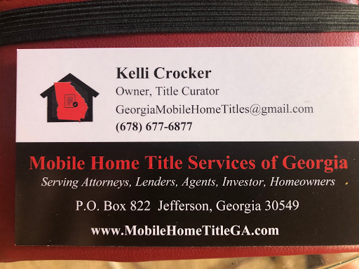 Mobile Home Title Services of Georgia - Thumbnail
