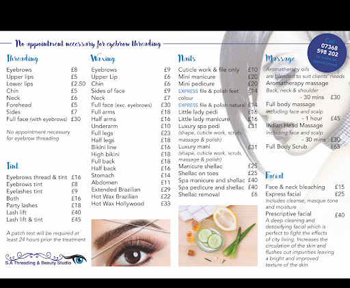Ash threading beauty studio Winchester Stanmore - Thumbnail