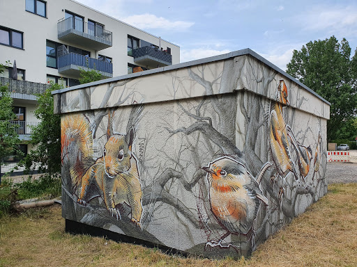 Graffiti Stadtwerke-Häuschen Berringerstraße Gallery - Germany