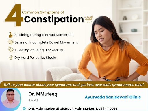 In Ayurveda, "Vibandha" manifests through symptoms like incomplete bowel movements, dry stool, an… post image