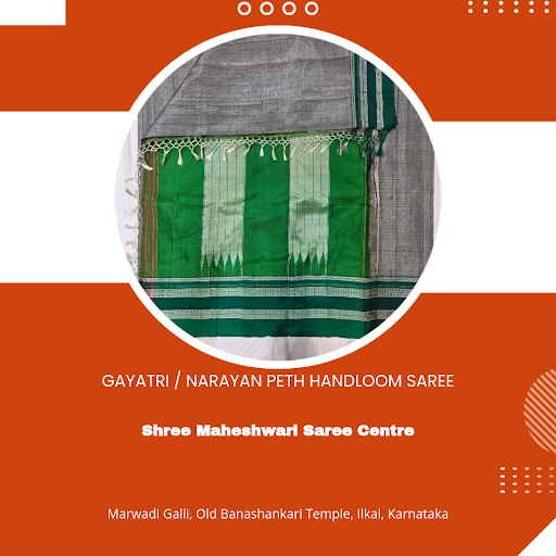 Discover the exquisite craftsmanship of Gayatri/Narayan Peth handloom sarees at Shree Maheshwari… post image