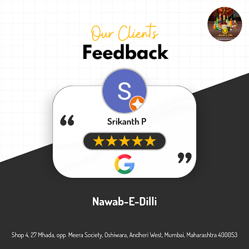 Srikanth P's exceptional dining experience at Nawab-E-Dilli, Mumbai's favorite North Indian resta… post image