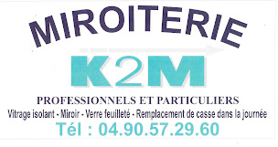 Photo n°1 de Miroiterie K2M Technologies à Sénas (Vitrerie - miroiterie)