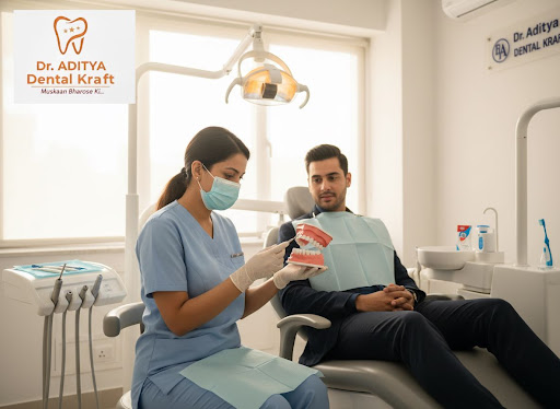 Wondering when it’s time to book a professional dental cleaning? At Dr. Aditya Dental Kraft in Gh… post image
