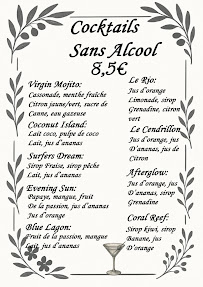 Menu La terrasse d’alenya Page 1