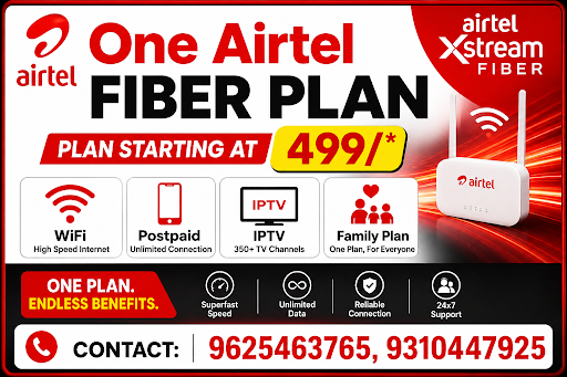 🚀 Get Airtel Xstream Fiber – Fast & Reliable Broadband in Gurgaon! post image