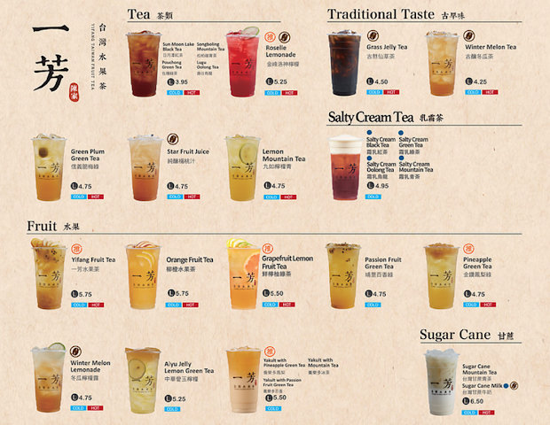 Yifang Taiwan Fruit Tea by null