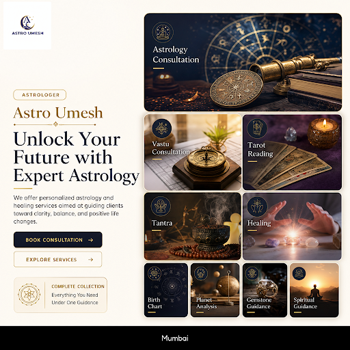 Astro Umesh offers expert astrology consultations, Vastu guidance, tarot readings, tantra, and he… post image