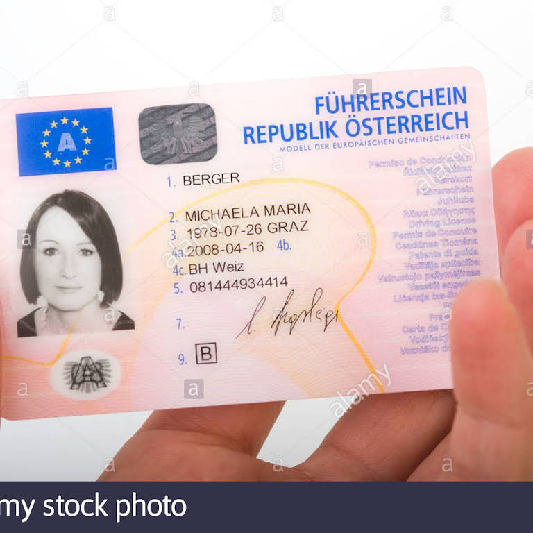 Österreich Führerschein - Driver And Vehicle Licensing Agency