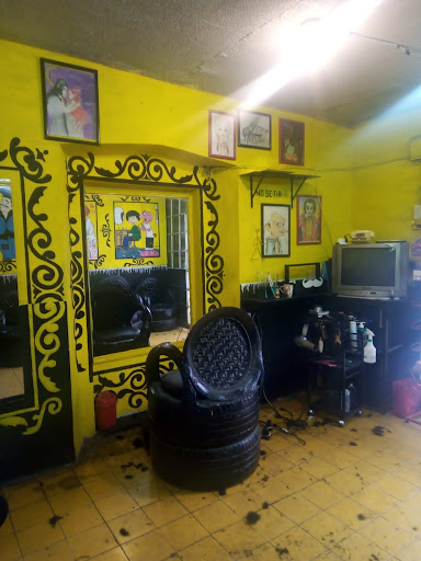 Peluquería señor barbon Logo