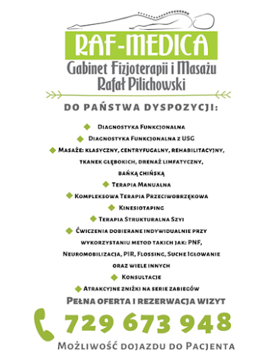 RAF-MEDICA Gabinet Fizjoterapii i Masażu Rafał Pilichowski - Kielce