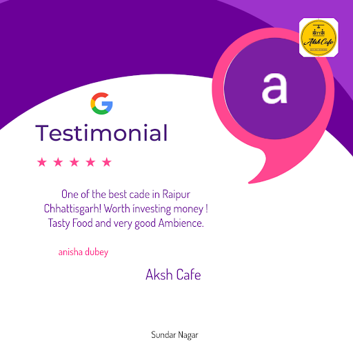 Anisha Dubey's delightful experience at Aksh Cafe in Raipur! She raved about our mouthwatering pi… post image