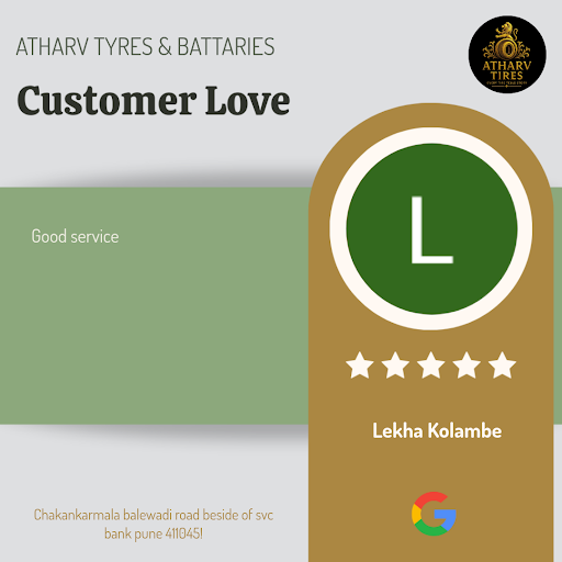 Lekha Kolambe from Pune loved the exceptional service at ATHARV TYRES & BATTARIES! We're thrilled… post image